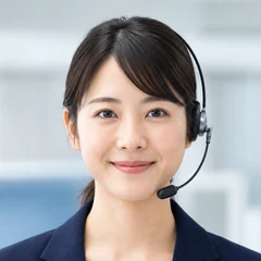 AIが応対する受付担当のイメージ
