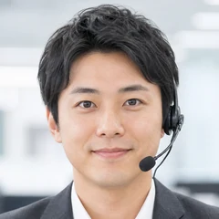 AIが応対する受付担当のイメージ